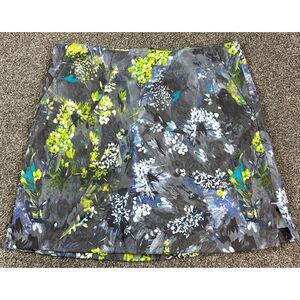 Lady Hagen Women's  Golf Skort Skirt w Shorts Size 2 Pockets‎ Floral Stretch